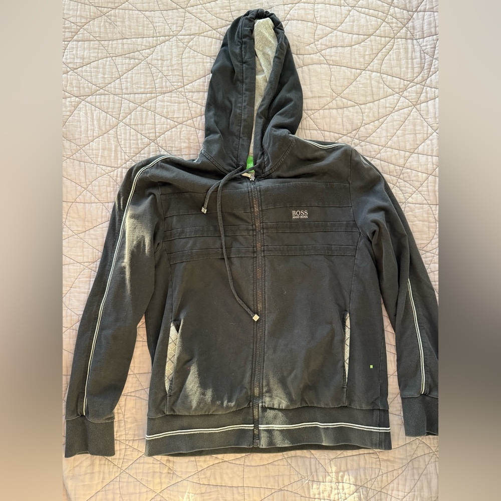 Hugo Boss Full Zip Hooded Jacket size L.